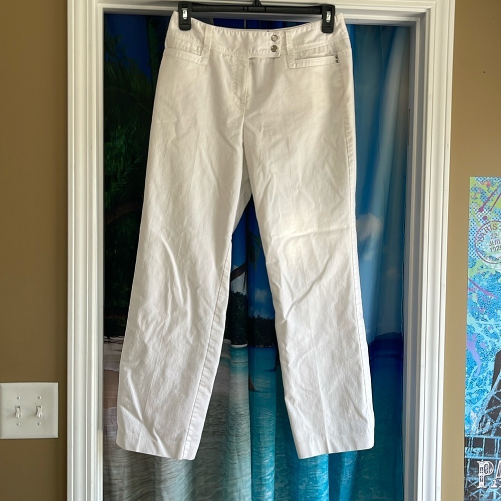 Larry Levine white pants 10